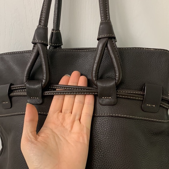 Dark Chocolate Brown Leather Bag - Picture 10 of 16